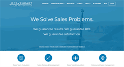 Desktop Screenshot of braveheartsales.com