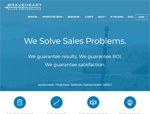 Tablet Screenshot of braveheartsales.com